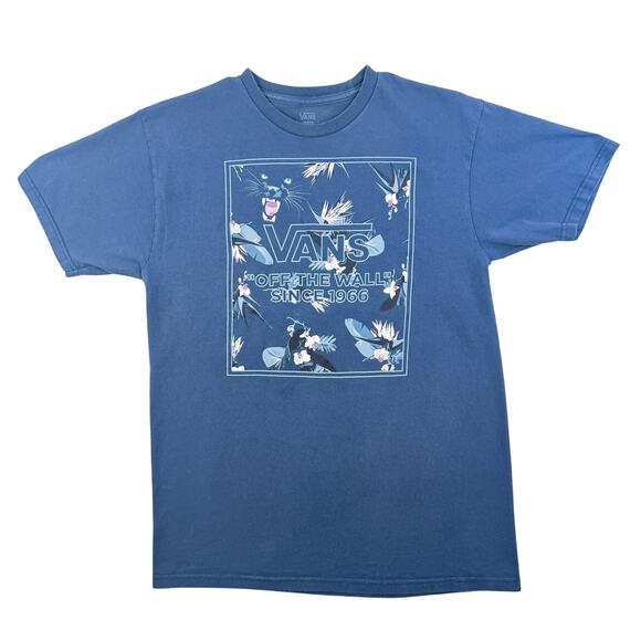 Vans Men's Black Panther Tee - Size M, Blue - Picture 1 of 3